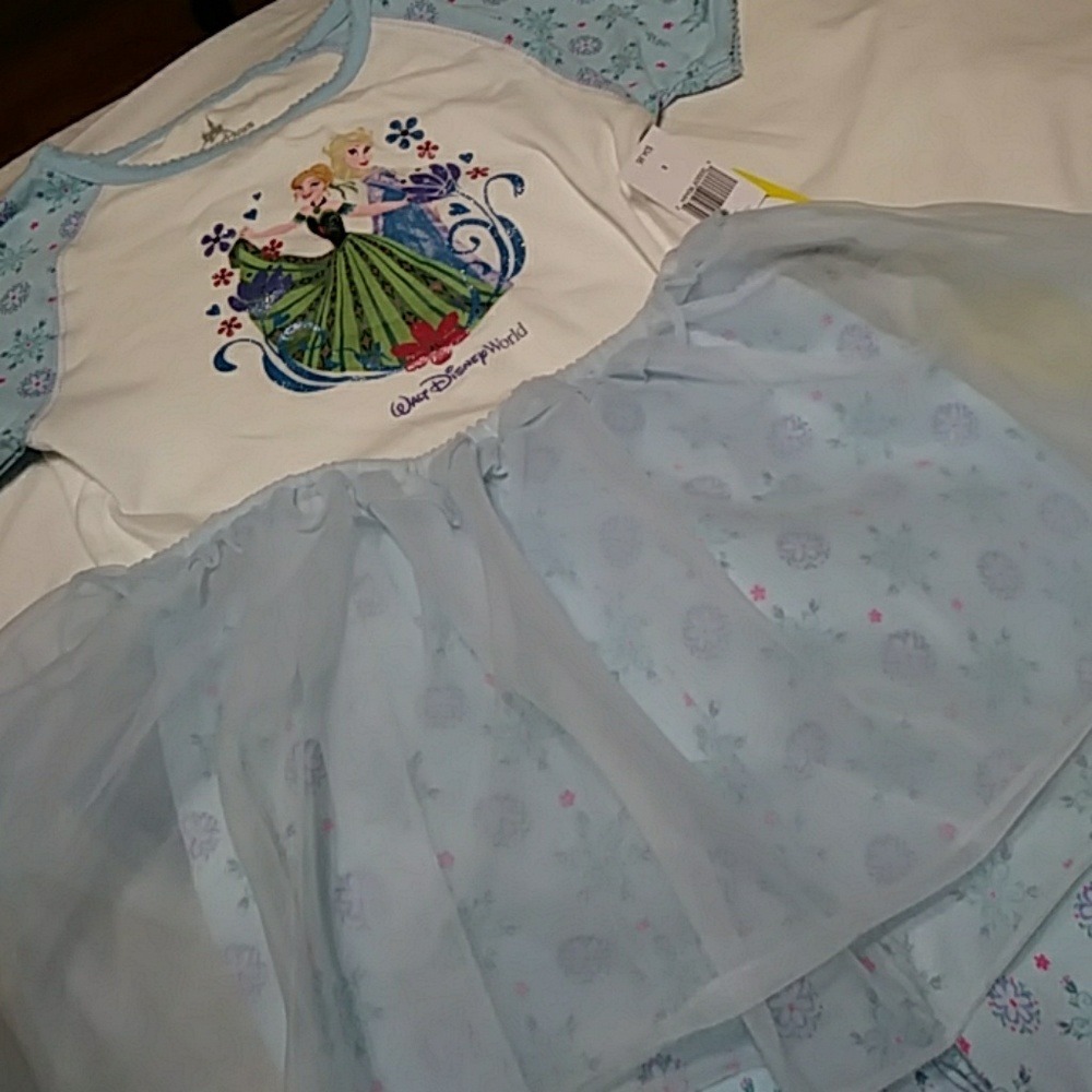 Disney Elsa Short Sleeve 3 Piece PJs